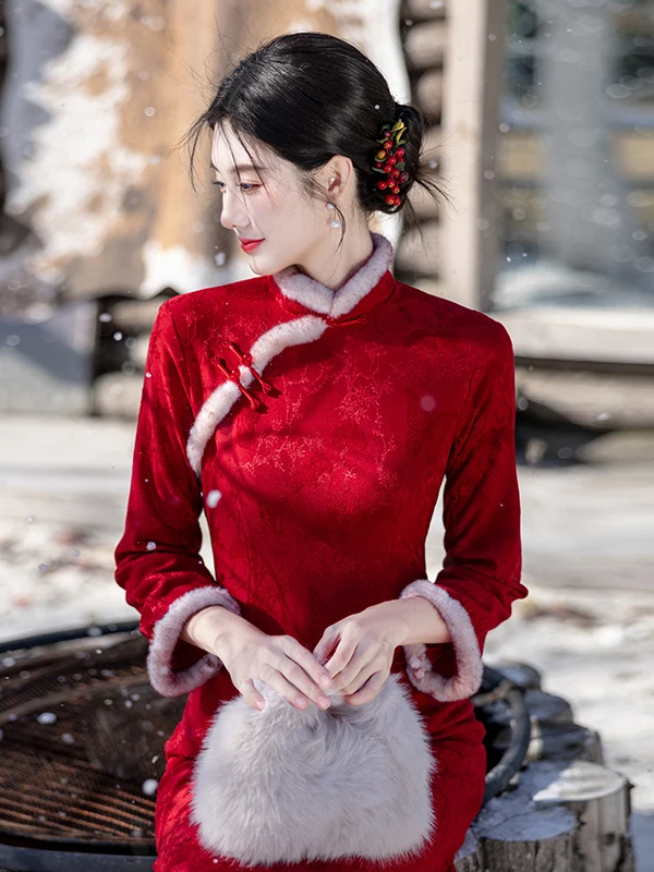 Fro Coat Mommy Winter Warmth Marriage Ceremony Daily Wear Floing Son Wedding Costume Long Sve Midi Dr
Fro Coat Mommy Winter Warmth Marriage Ceremony Daily Wear Floing Son Wedding Costume Long Sve Midi Dr