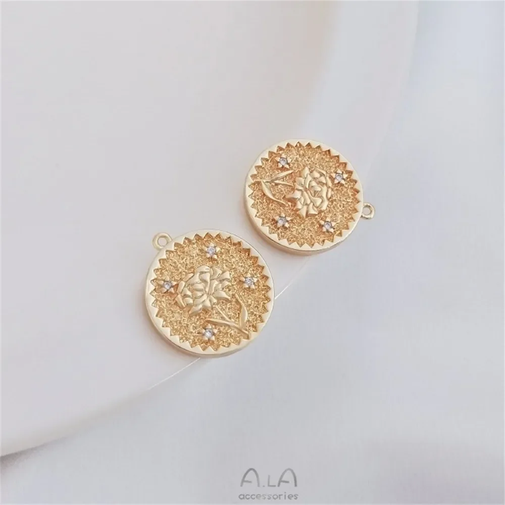 14K Copper Clad True Gold December Birthday Flower Round Label Pendant DIY Necklace Sweater Chain Pendant Fashion Charm Pendant
14K Copper Clad True Gold December Birthday Flower Round Label Pendant DIY Necklace Sweater Chain Pendant Fashion Charm Pendant