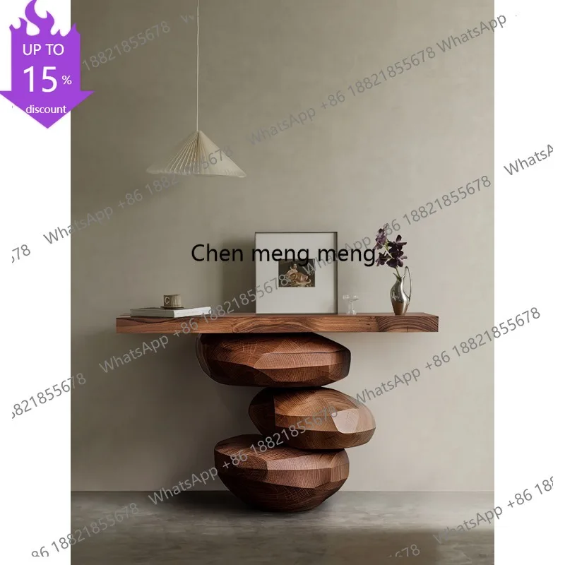 M178 Solid wood entrance table art design high-end entrance table against the wall side table
M178 Solid wood entrance table art design high-end entrance table against the wall side table