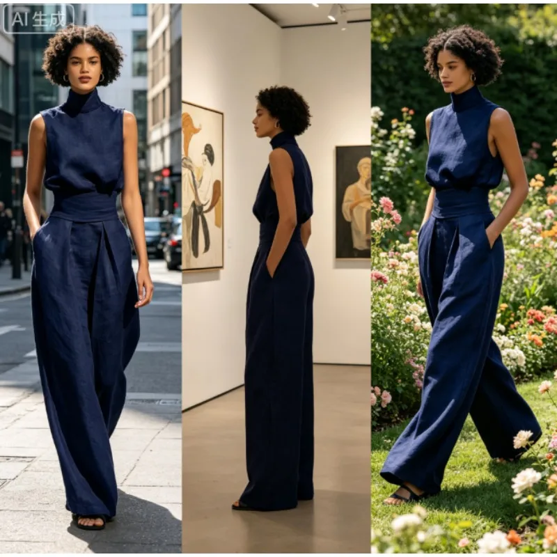 2026 Summer Linen Sleeveless Top Casual Two Piece Women‘s Outfit Breathable & Lightweight Perfect for Beach Vacation Office
2026 Summer Linen Sleeveless Top Casual Two Piece Women‘s Outfit Breathable & Lightweight Perfect for Beach Vacation Office