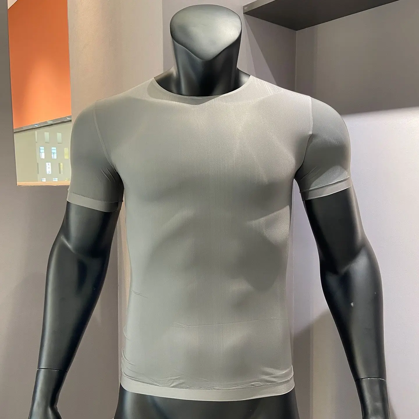 Summer ice silk see through men sports fitness tank top Ultra thin sexy plus size knitted t shirt streetwear
Summer ice silk see through men sports fitness tank top Ultra thin sexy plus size knitted t shirt streetwear