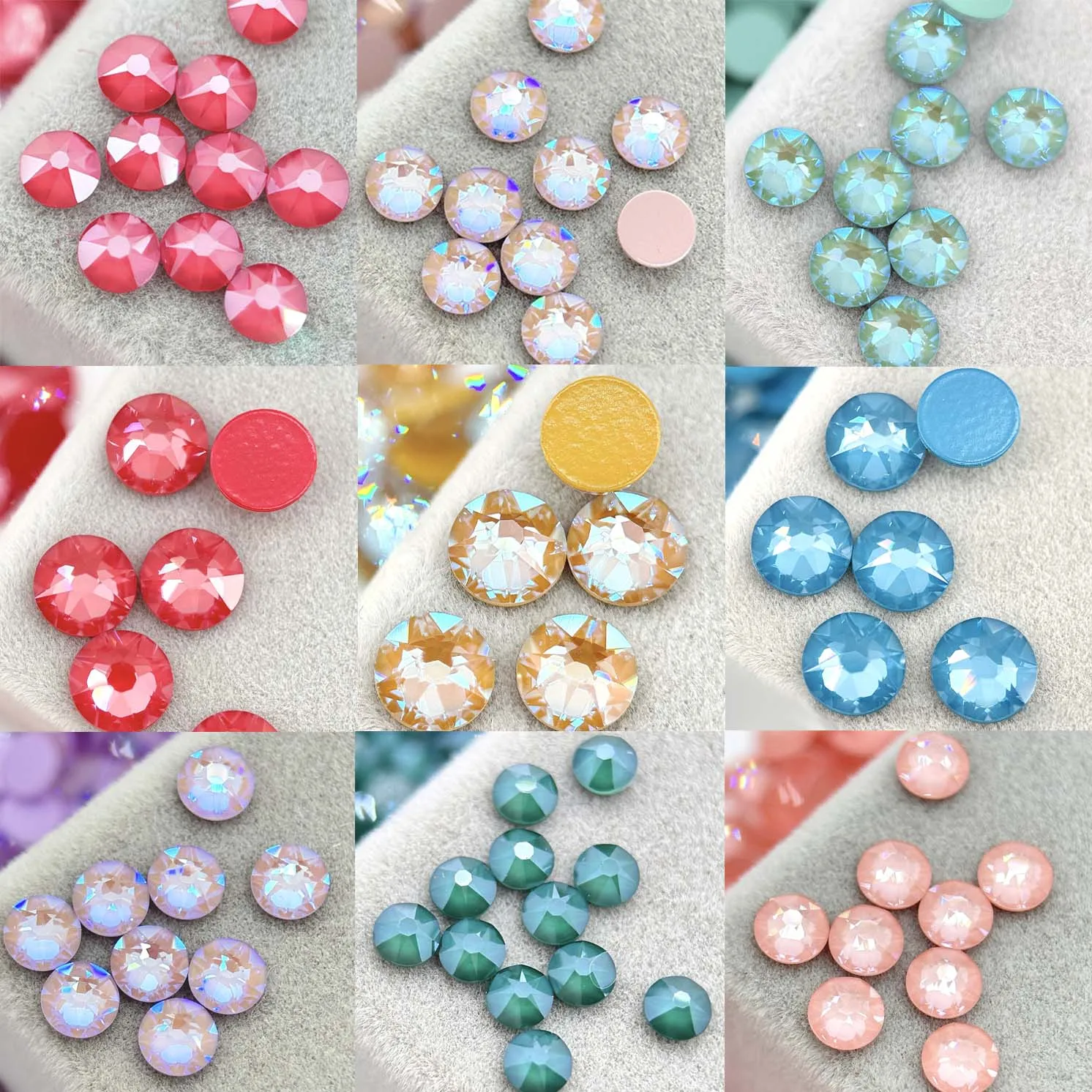 6A New Bling Colors Neon Xirius 16 Facets Strass Flat back Rhinestones 8big 8small Crystals for Nail Art Craft Dress Garment
6A New Bling Colors Neon Xirius 16 Facets Strass Flat back Rhinestones 8big 8small Crystals for Nail Art Craft Dress Garment