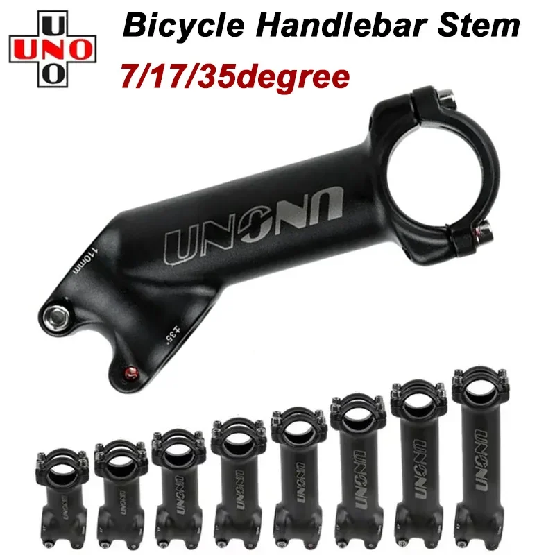 UNO MTB Power Aluminum Alloy Bicycle Handlebar Stem 7/17/35degree 28.6mm 31.8mm Road Mountain Bike Stem 60-130mm Bike Table
UNO MTB Power Aluminum Alloy Bicycle Handlebar Stem 7/17/35degree 28.6mm 31.8mm Road Mountain Bike Stem 60-130mm Bike Table
