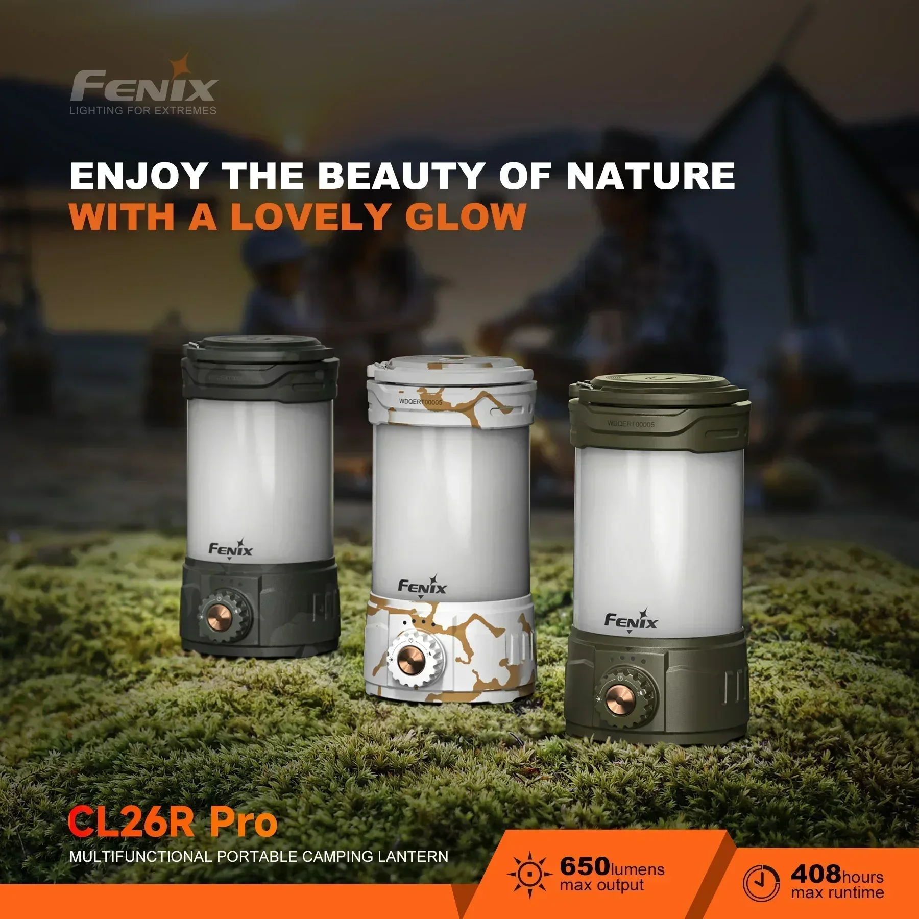 Многофункциональный портативный фонарь для кемпинга FENIX CL26R PRO, внешний аккумулятор USB Type-C, зарядное устройство для кемпинга, фонарь с аккумулятором
Многофункциональный портативный фонарь для кемпинга FENIX CL26R PRO, внешний аккумулятор USB Type-C, зарядное устройство для кемпинга, фонарь с аккумулятором