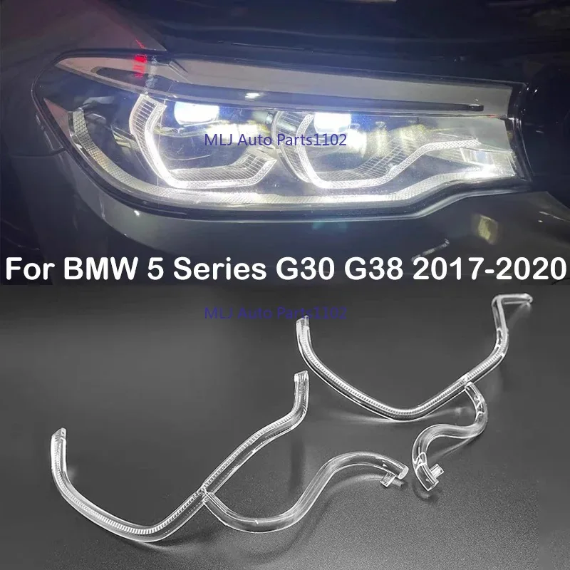 Headlight Guide Plate Angel Eyes Light Tube LED DRL Daytime Running Light For BMW 5 Series G30 G38 2017 2018 2019 2020
Headlight Guide Plate Angel Eyes Light Tube LED DRL Daytime Running Light For BMW 5 Series G30 G38 2017 2018 2019 2020