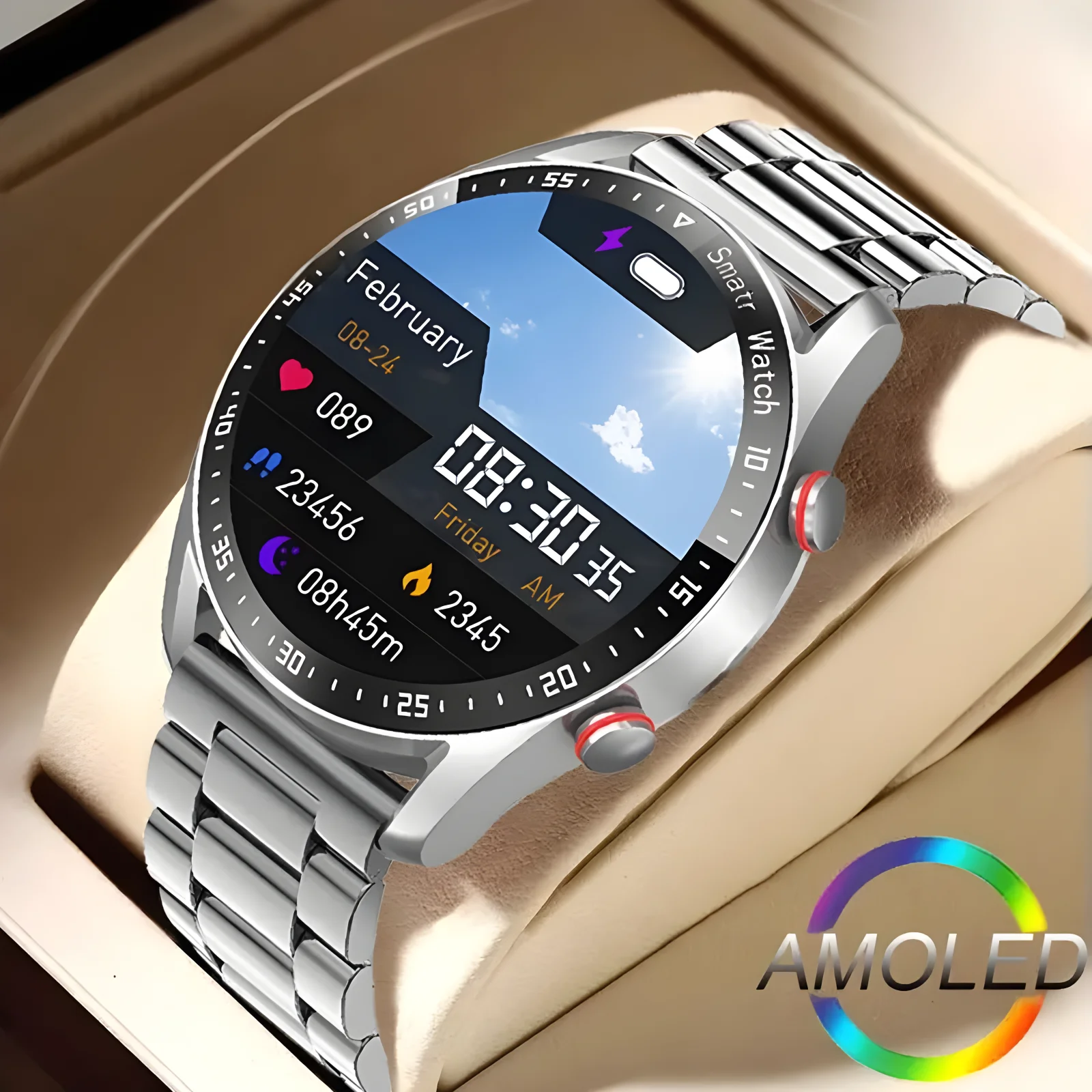 ECG+PPG Bluetooth Call Smart Watch Men Laser Health Blood Pressure Fitnes Sports Watches Man Sports Waterproof Smartwatch+Box
ECG+PPG Bluetooth Call Smart Watch Men Laser Health Blood Pressure Fitnes Sports Watches Man Sports Waterproof Smartwatch+Box