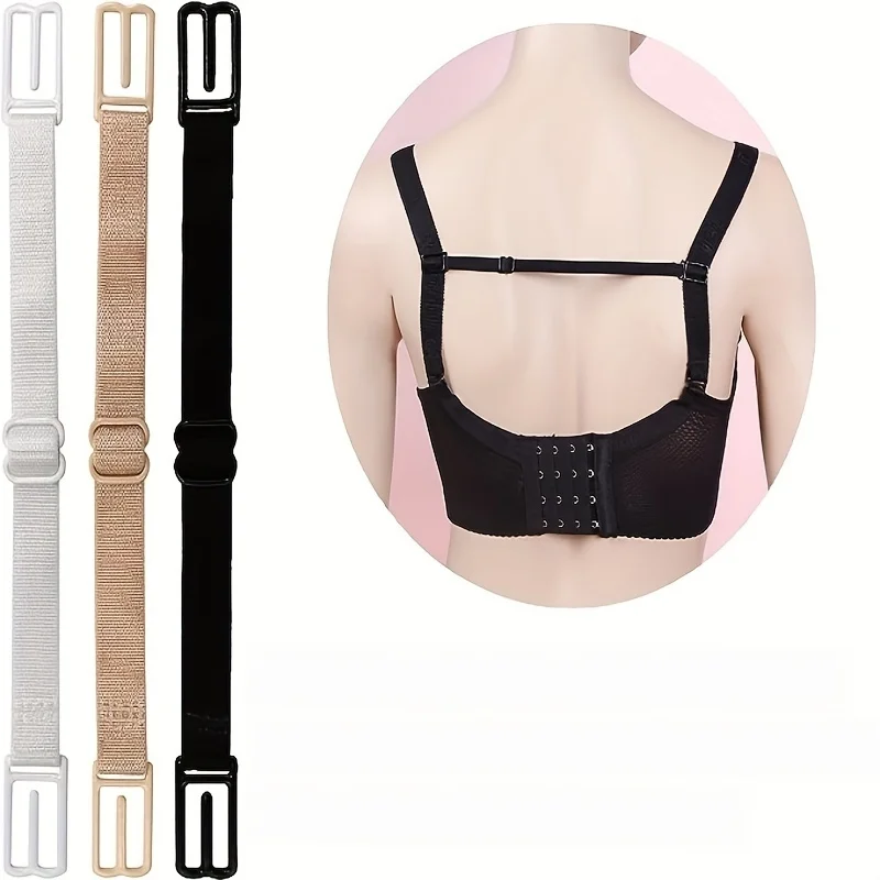 3Women's Anti-Slip Adjustable Elastic Bra Strap Clip Set
3Women's Anti-Slip Adjustable Elastic Bra Strap Clip Set