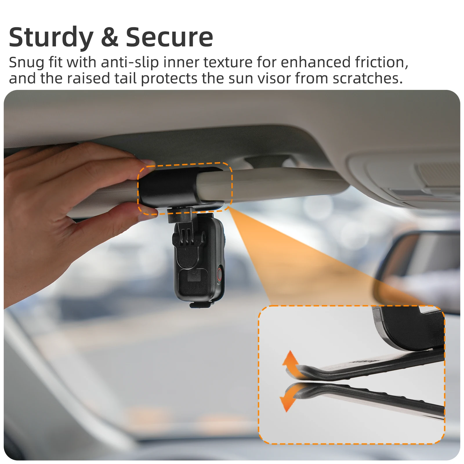 Camera 360-Degree Car Sun Visor Mount for DJI Osmo Nano Action
Camera 360-Degree Car Sun Visor Mount for DJI Osmo Nano Action