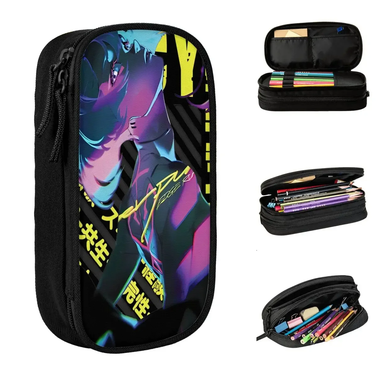Lucy Anime Cyber Edgerunner Pencil Cases Punk Cartoon Pencil Pouch Pen Holder for Student Large Storage Bag School Stationery
Lucy Anime Cyber Edgerunner Pencil Cases Punk Cartoon Pencil Pouch Pen Holder for Student Large Storage Bag School Stationery