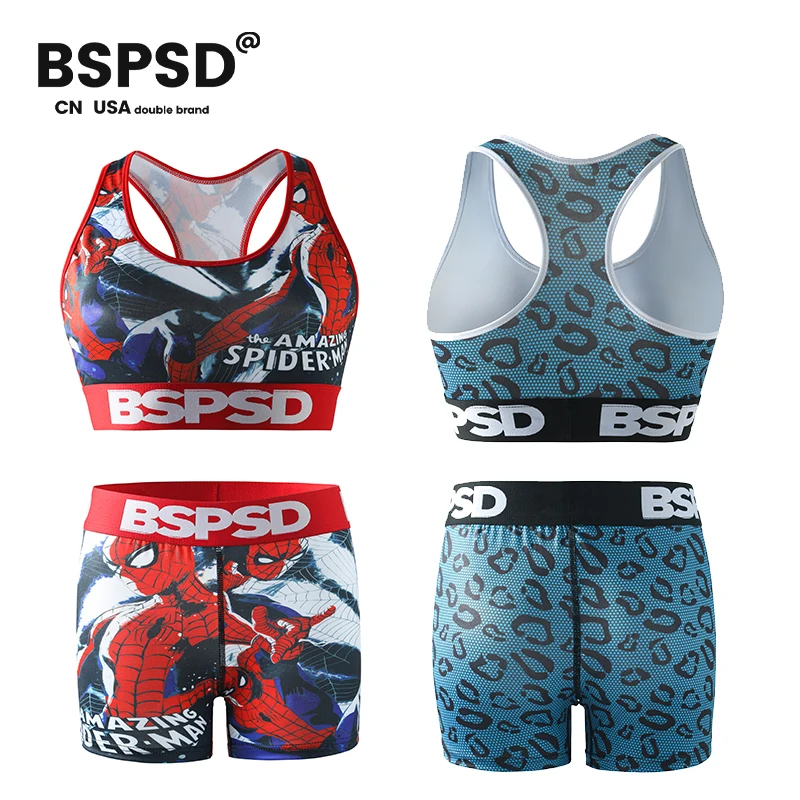 European and American fashion printed underwear two-piece sports women's fitness suit milk silk tight elastic vest shorts set
European and American fashion printed underwear two-piece sports women's fitness suit milk silk tight elastic vest shorts set