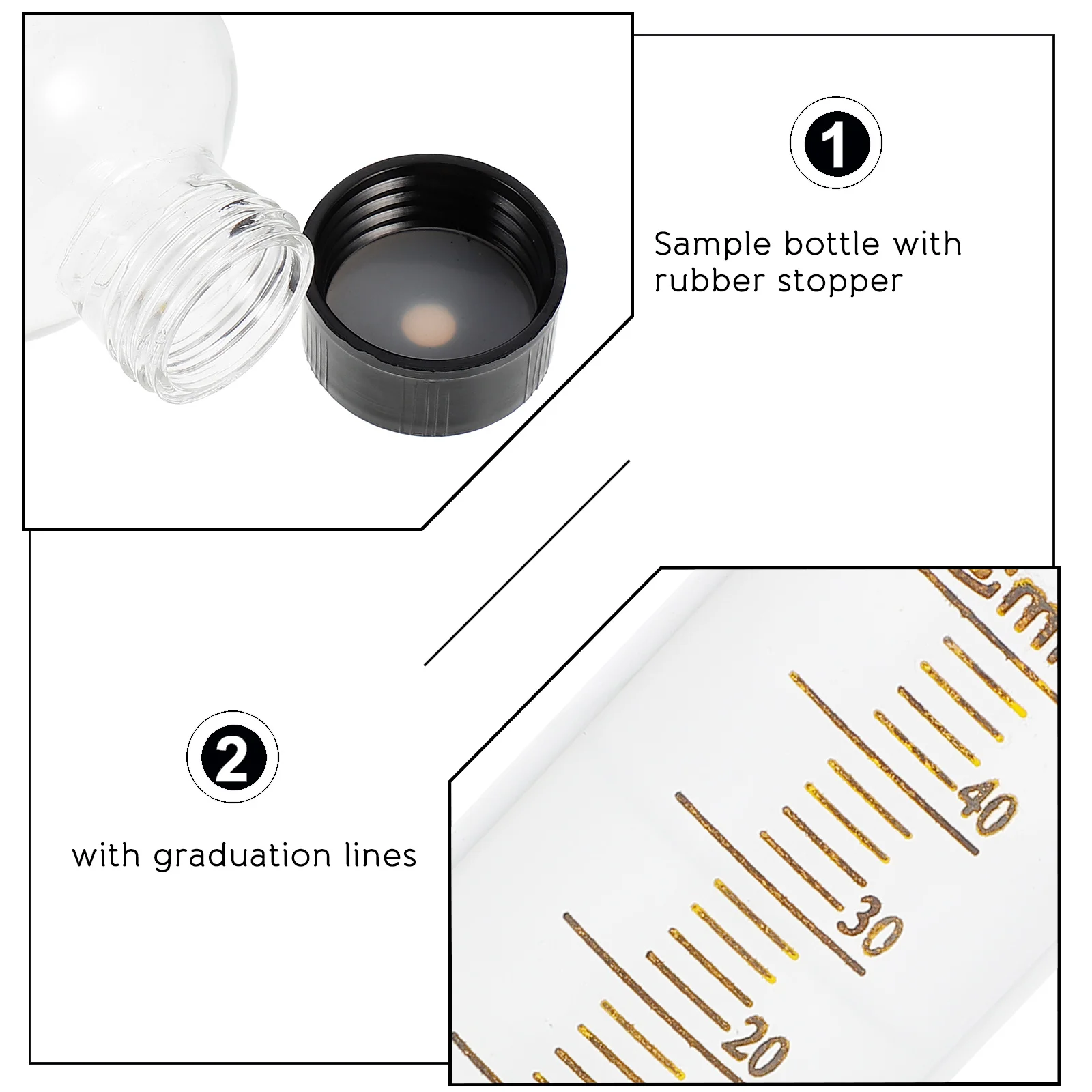 2Pcs Top Space Vials Clear Glass Sample Bottles Stable Leak-Proof Liquid Storage Autosampler Vials Labs Clear Chemistry Bottles
2Pcs Top Space Vials Clear Glass Sample Bottles Stable Leak-Proof Liquid Storage Autosampler Vials Labs Clear Chemistry Bottles