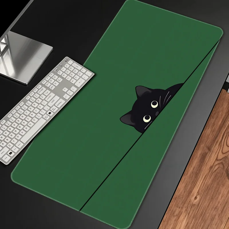 Cute cat game mouse pad, dark green XXL rubber, computer desktop decoration, large expansion, high-definition printing
Cute cat game mouse pad, dark green XXL rubber, computer desktop decoration, large expansion, high-definition printing
