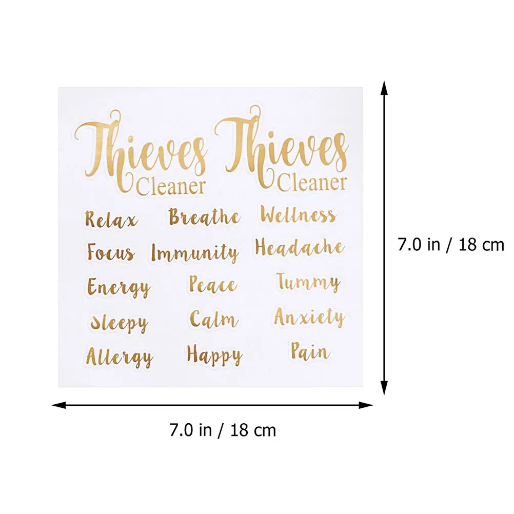 8 Sheets Essential Oil Bottle Labels Gold Letter Blank Decals Waterproof Stickers Reusable Adhesive Tags Folder
8 Sheets Essential Oil Bottle Labels Gold Letter Blank Decals Waterproof Stickers Reusable Adhesive Tags Folder