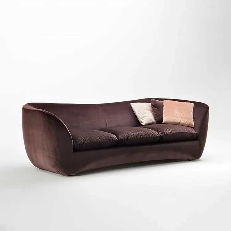 Modern neoclassical dark brown gray velvet multi-person large apartment living room reception sofa KTV private room sofa
Modern neoclassical dark brown gray velvet multi-person large apartment living room reception sofa KTV private room sofa
