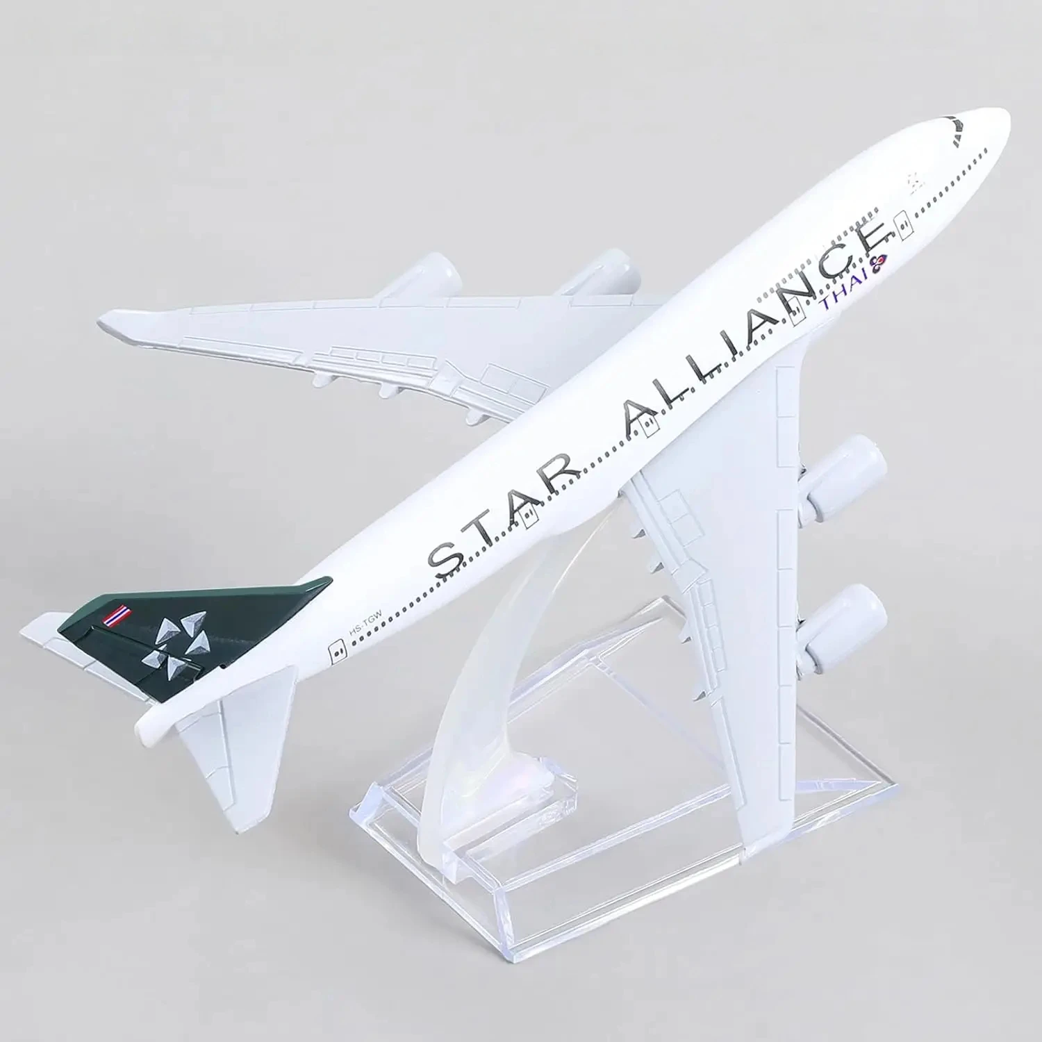 1/400 Scale Aircraft Star Alliance B747 Airplane Model Kits Thai Airlines With Stand Aviation gift Metal Collectible Gift
1/400 Scale Aircraft Star Alliance B747 Airplane Model Kits Thai Airlines With Stand Aviation gift Metal Collectible Gift