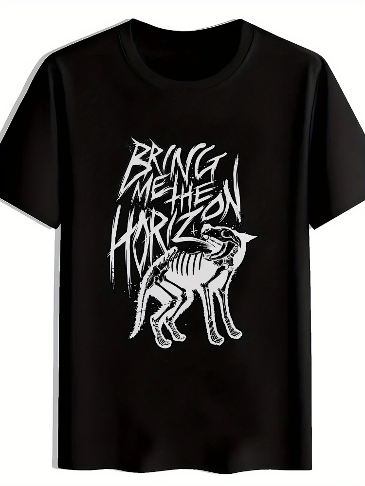 Vintage Rock Band with Wolf &"BRING ME THE HORROR" design-100% cotton O-neck short sleeve casual printed men's T-shirt.
Vintage Rock Band with Wolf &"BRING ME THE HORROR" design-100% cotton O-neck short sleeve casual printed men's T-shirt.