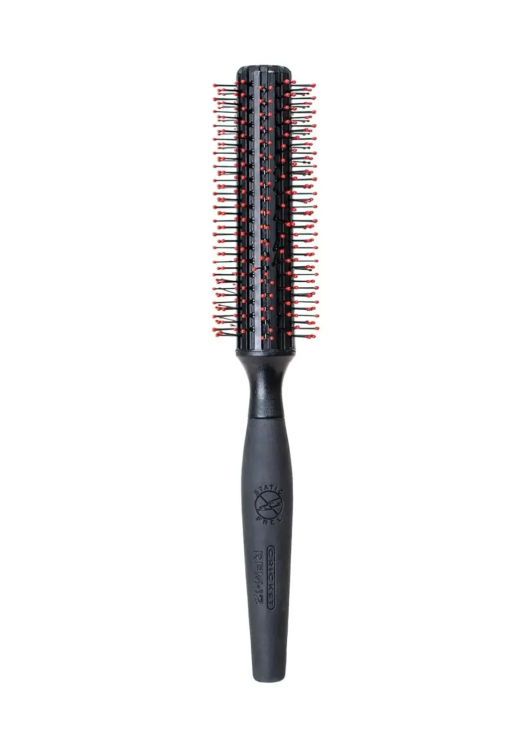 Static Free RPM 12 Row Round Hair Brush - Curling, Blow Drying, Detangling and Styling Wet or Dry, Suitable for All Hair Types
Static Free RPM 12 Row Round Hair Brush - Curling, Blow Drying, Detangling and Styling Wet or Dry, Suitable for All Hair Types