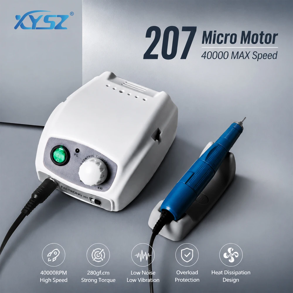 XYSZ Dental 207 Control Box 40000 RPM Carbon Brush Micro Motor Grinder for Clinical Denture Fabrication in Dental Laboratories
XYSZ Dental 207 Control Box 40000 RPM Carbon Brush Micro Motor Grinder for Clinical Denture Fabrication in Dental Laboratories