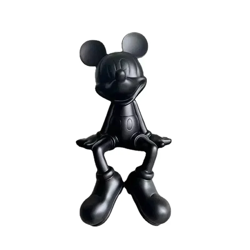 28cm Modern Minimalist White/black Mickey Sitting Sculpture Resin Ornament Bedroom Living Room Desktop Cartoon Soft Decoration
28cm Modern Minimalist White/black Mickey Sitting Sculpture Resin Ornament Bedroom Living Room Desktop Cartoon Soft Decoration