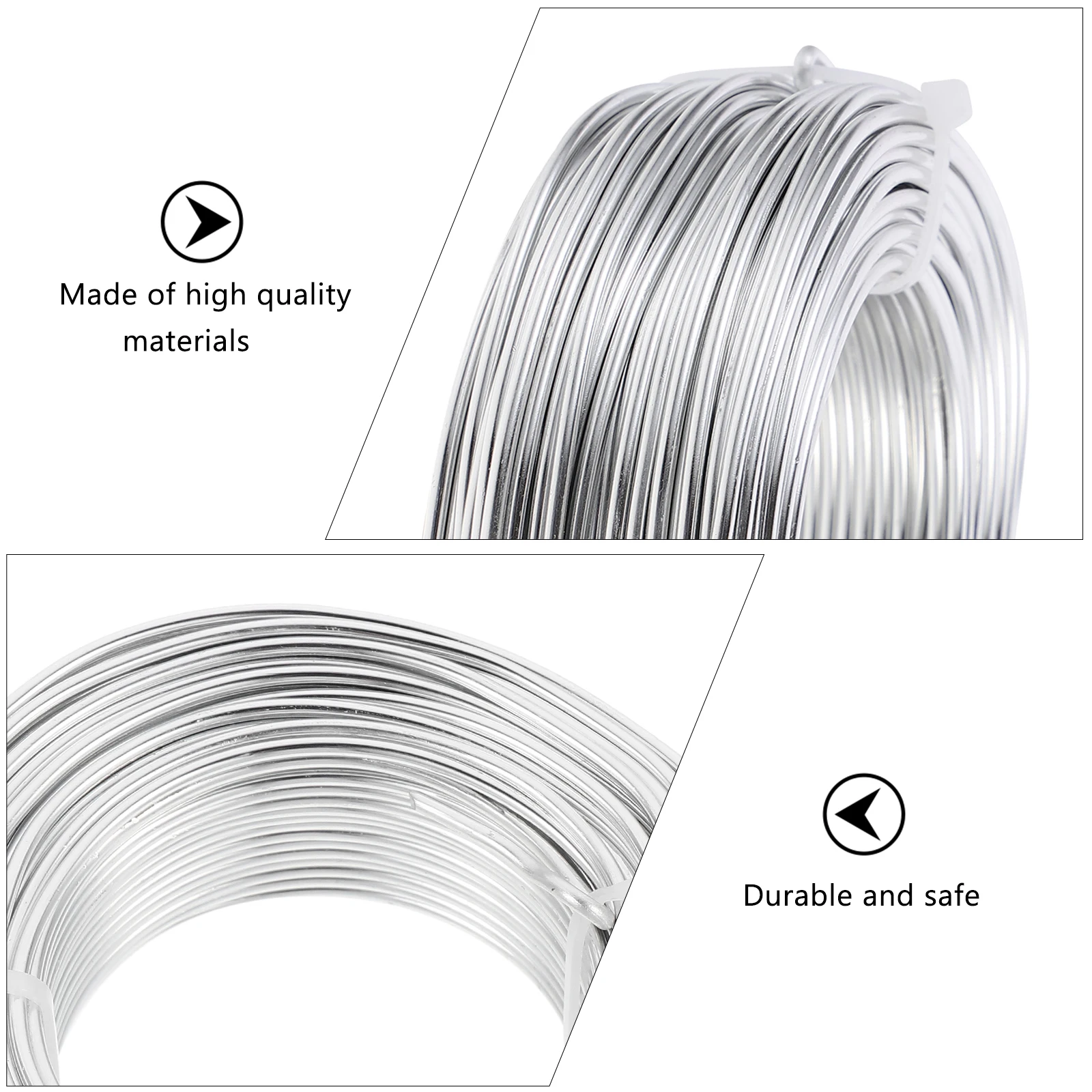 Aluminum Wire Jewelry Accessories Bendable for Necklaces Bracelets Pendants Sculpting Beading Metal Line
Aluminum Wire Jewelry Accessories Bendable for Necklaces Bracelets Pendants Sculpting Beading Metal Line