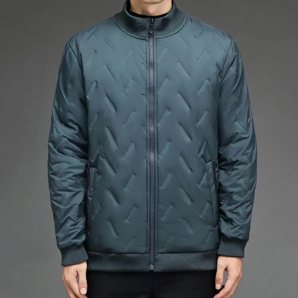 Men Autumn Winter Coat with Side Pockets Zipper Closure Stand Collar Long Sleeve Cold-proof Solid Casual Thickened Jacket
Men Autumn Winter Coat with Side Pockets Zipper Closure Stand Collar Long Sleeve Cold-proof Solid Casual Thickened Jacket