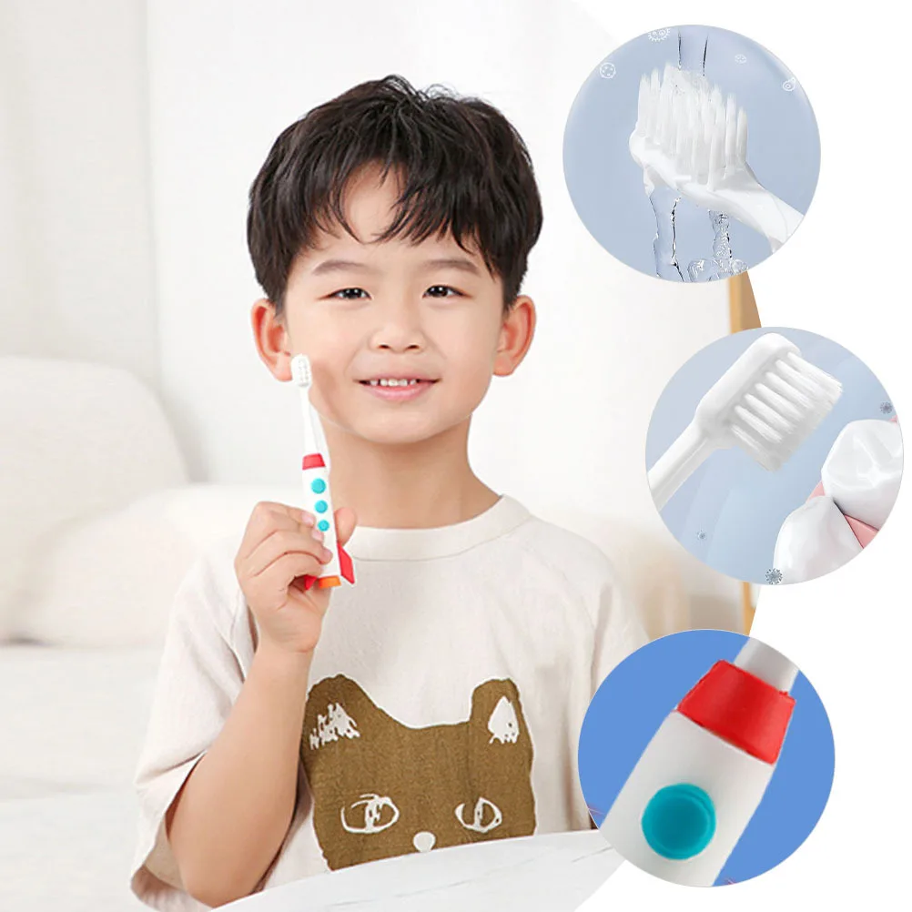 2Pcs Kids Toothbrush Soft Bristle Ergonomic Handle Comfortable Grip for Toddlers Children Daily Use Travel Manual Tooth Brush
2Pcs Kids Toothbrush Soft Bristle Ergonomic Handle Comfortable Grip for Toddlers Children Daily Use Travel Manual Tooth Brush