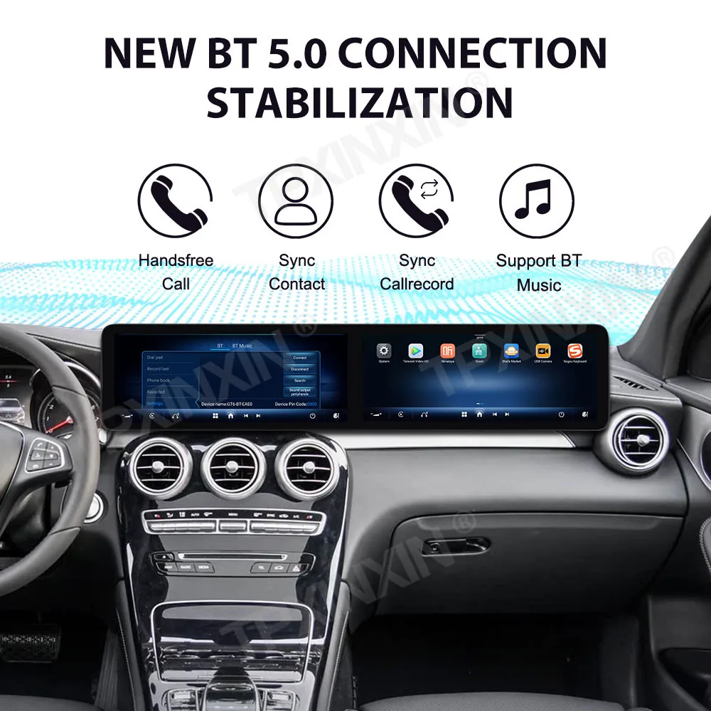 12.3" Car Radio For Mercedes-Benz GLC/C 2015-2018 Dual Screen Car Multimedia Video Player Stereo Auto GPS Navigation Carplay 4G
12.3" Car Radio For Mercedes-Benz GLC/C 2015-2018 Dual Screen Car Multimedia Video Player Stereo Auto GPS Navigation Carplay 4G
