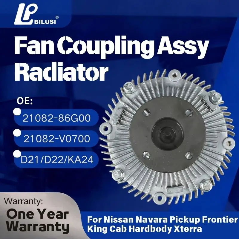 BILUSI Fan Coupling Assy Radiator 21082-86G00 21082-V0700 for Nissan 240Z Pickup D21 D22 Frontier King Hardbody Xterra Maxima
BILUSI Fan Coupling Assy Radiator 21082-86G00 21082-V0700 for Nissan 240Z Pickup D21 D22 Frontier King Hardbody Xterra Maxima
