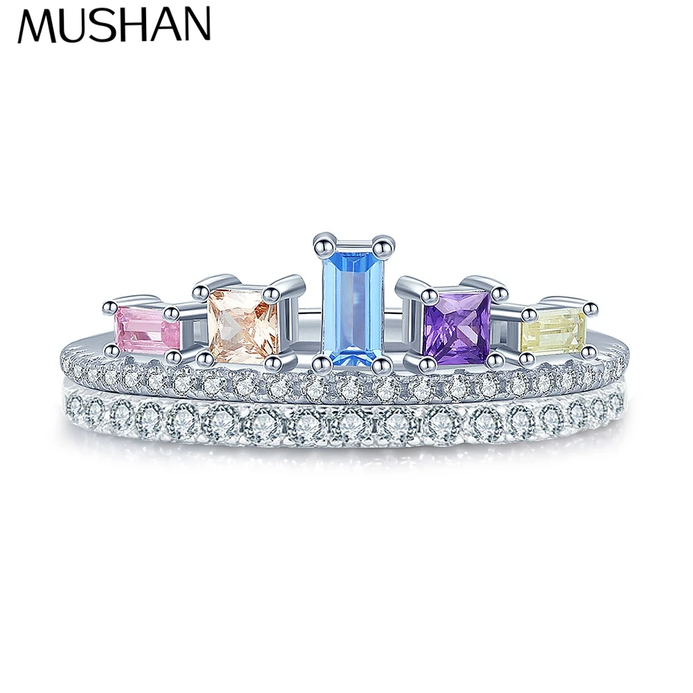 MuShan Jewelry 925 Sterling Silver Ring Wedding Band High Carbon Diamond Party Cocktail Christmas Gift Women Rings Fine Jewelry
MuShan Jewelry 925 Sterling Silver Ring Wedding Band High Carbon Diamond Party Cocktail Christmas Gift Women Rings Fine Jewelry