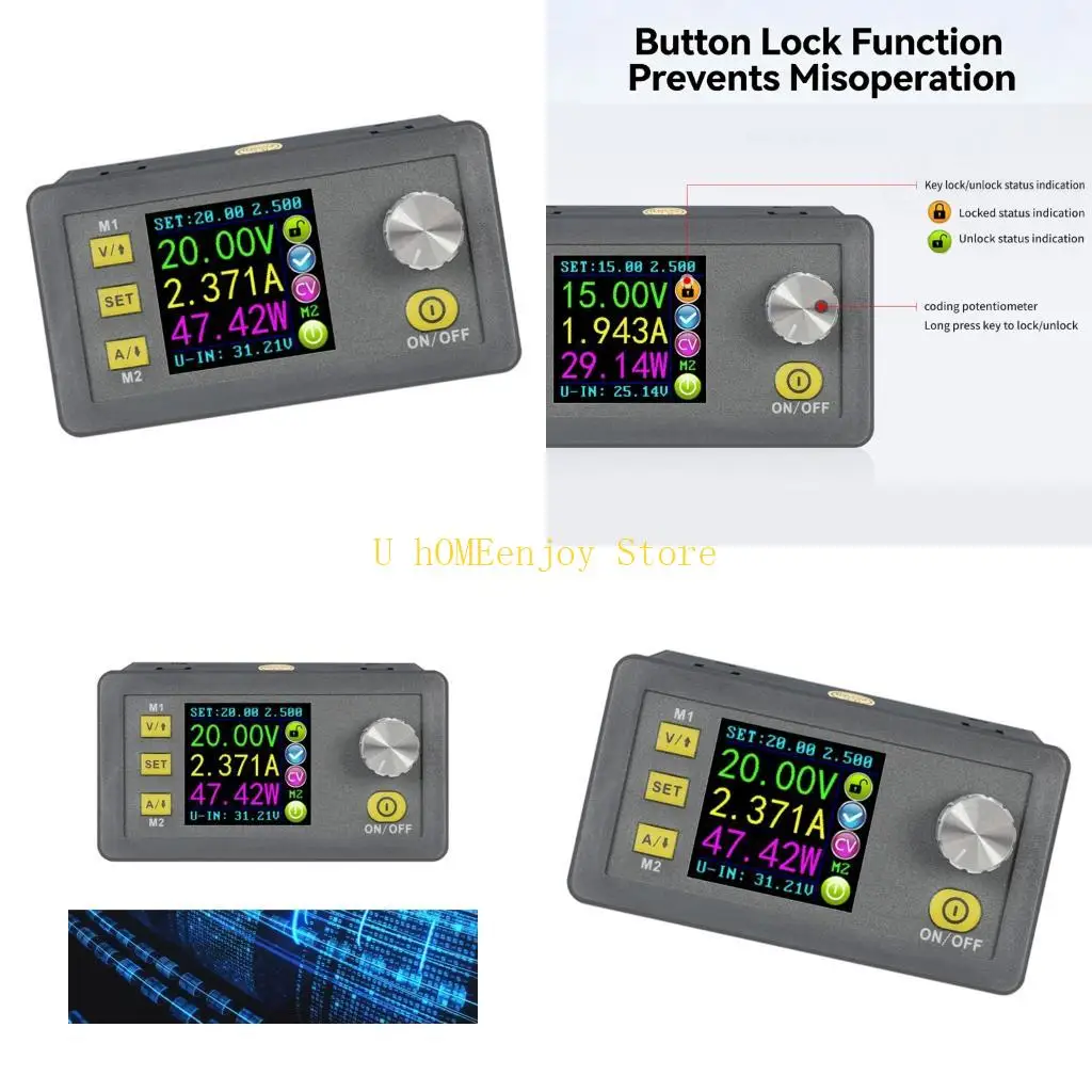 B0KF Variable Power Supply 0-32V 3A With Real Time Monitoring And Preset Functions For DIY Projects Regulator
B0KF Variable Power Supply 0-32V 3A With Real Time Monitoring And Preset Functions For DIY Projects Regulator