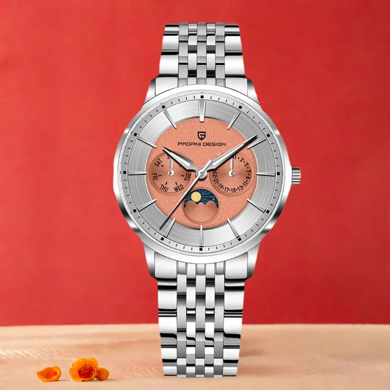 2025 Pagani Design New 40MM Men's Moonphase Business Quartz Watch 100m Waterproof Sapphire Glass Men's Quartz Watch
2025 Pagani Design New 40MM Men's Moonphase Business Quartz Watch 100m Waterproof Sapphire Glass Men's Quartz Watch