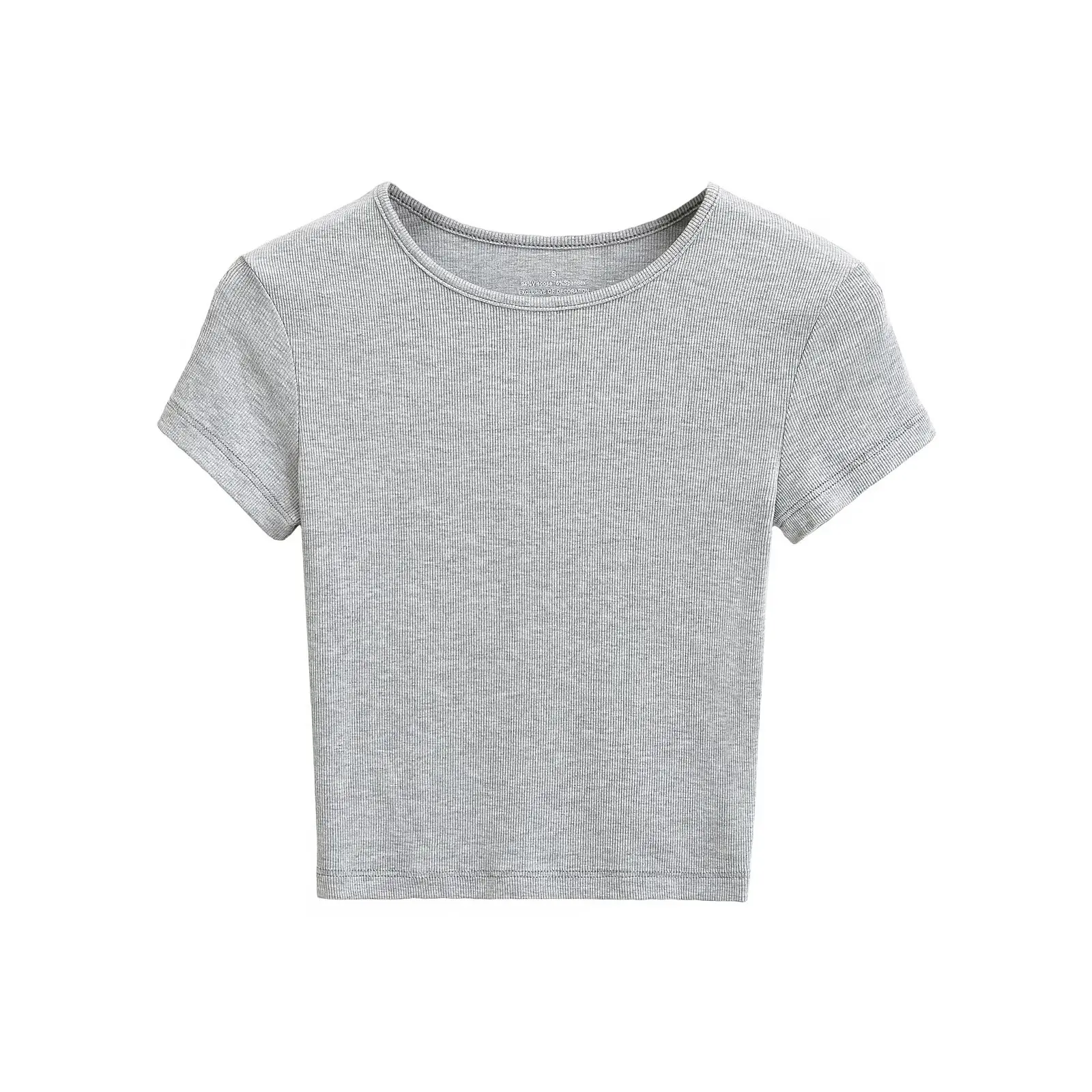 Street Sle ort Sve round Ne Crop Top Women's Slim Fit T-irt Summer Faionable Casual Wear ow Belly Button
Street Sle ort Sve round Ne Crop Top Women's Slim Fit T-irt Summer Faionable Casual Wear ow Belly Button