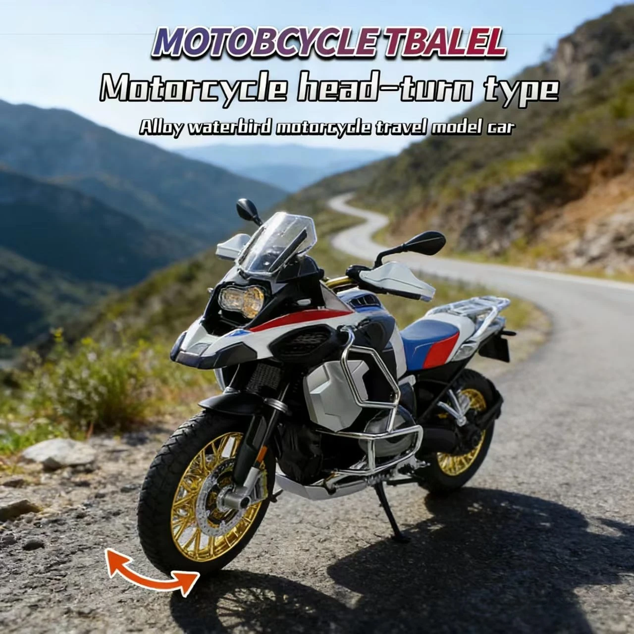 1/6 R1250 GS ADV, гоночный мотоцикл из сплава, литье под давлением, уличная спортивная модель мотоцикла, имитация света, коллекция игрушек, подарок
1/6 R1250 GS ADV, гоночный мотоцикл из сплава, литье под давлением, уличная спортивная модель мотоцикла, имитация света, коллекция игрушек, подарок