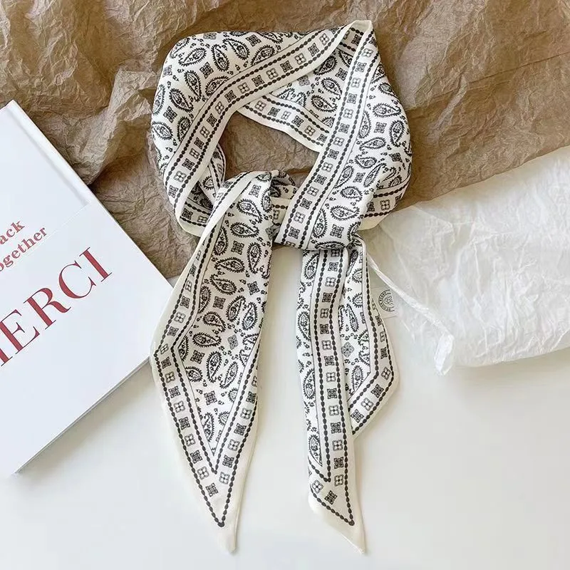 Neck Band Tie Paisley Skinny Scarf Women Hair Band Holiday Gift Decor Ribbon Vintage Daily Casual Outfit Dating Party Accessory
Neck Band Tie Paisley Skinny Scarf Women Hair Band Holiday Gift Decor Ribbon Vintage Daily Casual Outfit Dating Party Accessory