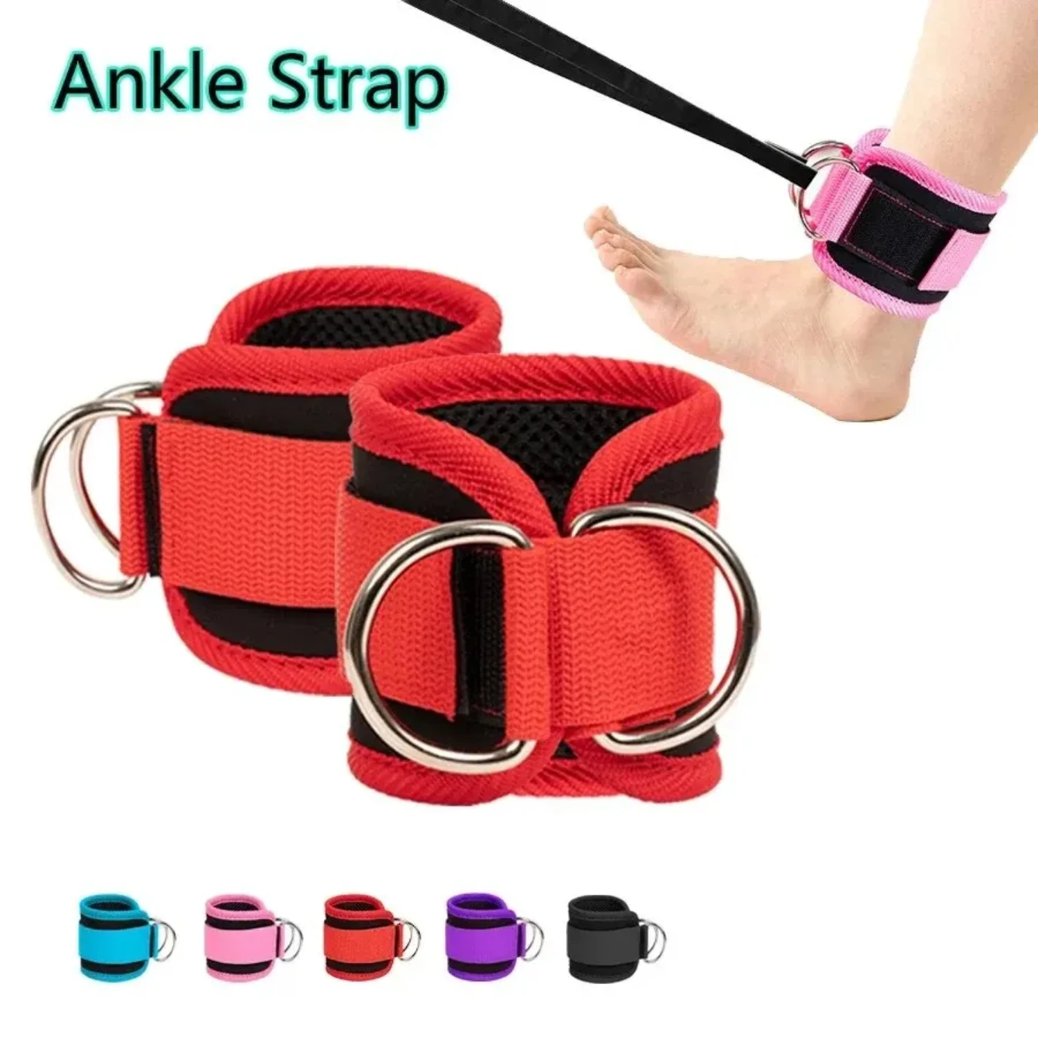 Fitness Ankle Straps Adjustable D-Ring Support Cuffs Gym Leg Strength Workouts Pulley With Buckle Sports Guard Safety Abductors
Fitness Ankle Straps Adjustable D-Ring Support Cuffs Gym Leg Strength Workouts Pulley With Buckle Sports Guard Safety Abductors