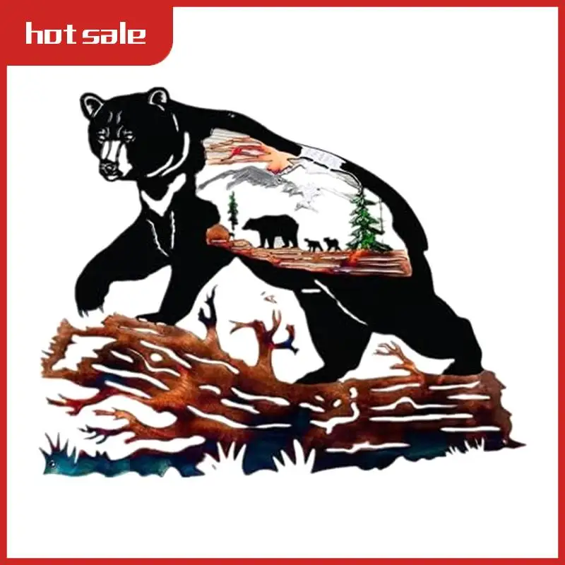 Metal Decor Bear Metal Wall Art Tree Personality Black Bear Animal Decoration For Living Room Metal Decor Art Easy To Use
Metal Decor Bear Metal Wall Art Tree Personality Black Bear Animal Decoration For Living Room Metal Decor Art Easy To Use