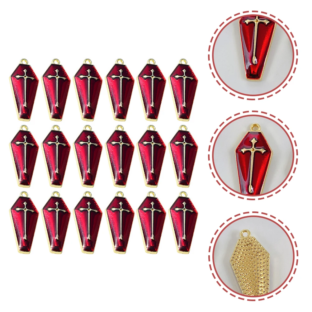 30 pcs Coffin Earring Charms DIY Jewelry Making Bracelet Necklace Keychain Alloy Cross Vintage Decorative Pendants for Women 
30 pcs Coffin Earring Charms DIY Jewelry Making Bracelet Necklace Keychain Alloy Cross Vintage Decorative Pendants for Women