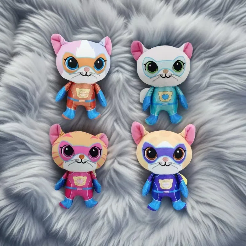 Superkitties Plush Hot Selling Super Cat Team Stuffed Toy Kawaii Cartoon Hero Doll Collectible Kids Gift for Boys Girls
Superkitties Plush Hot Selling Super Cat Team Stuffed Toy Kawaii Cartoon Hero Doll Collectible Kids Gift for Boys Girls
