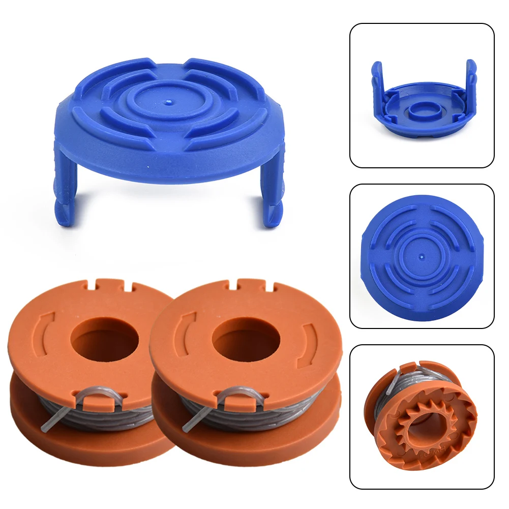 String Trimmer Parts With Spool Cap Trimmer Spool 2.5 Meters Line 2pcs/set For McGregor MET2523 Easy To Install
String Trimmer Parts With Spool Cap Trimmer Spool 2.5 Meters Line 2pcs/set For McGregor MET2523 Easy To Install