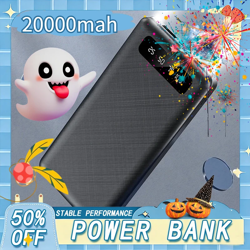20000mAh Power Bank 120W Super Fast Charge Large Capacity Portable External Battery With LED Digital Display For Phones
20000mAh Power Bank 120W Super Fast Charge Large Capacity Portable External Battery With LED Digital Display For Phones