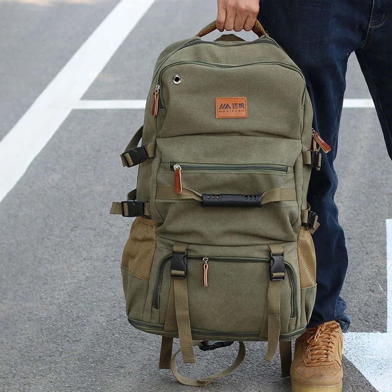 Холщовый рюкзак для скалолазания для мужчин и женщин, уличный походный рюкзак для кемпинга и тренировок, большой вместительный дорожный рюкзак, сумка на плечо для спортзала
Холщовый рюкзак для скалолазания для мужчин и женщин, уличный походный рюкзак для кемпинга и тренировок, большой вместительный дорожный рюкзак, сумка на плечо для спортзала