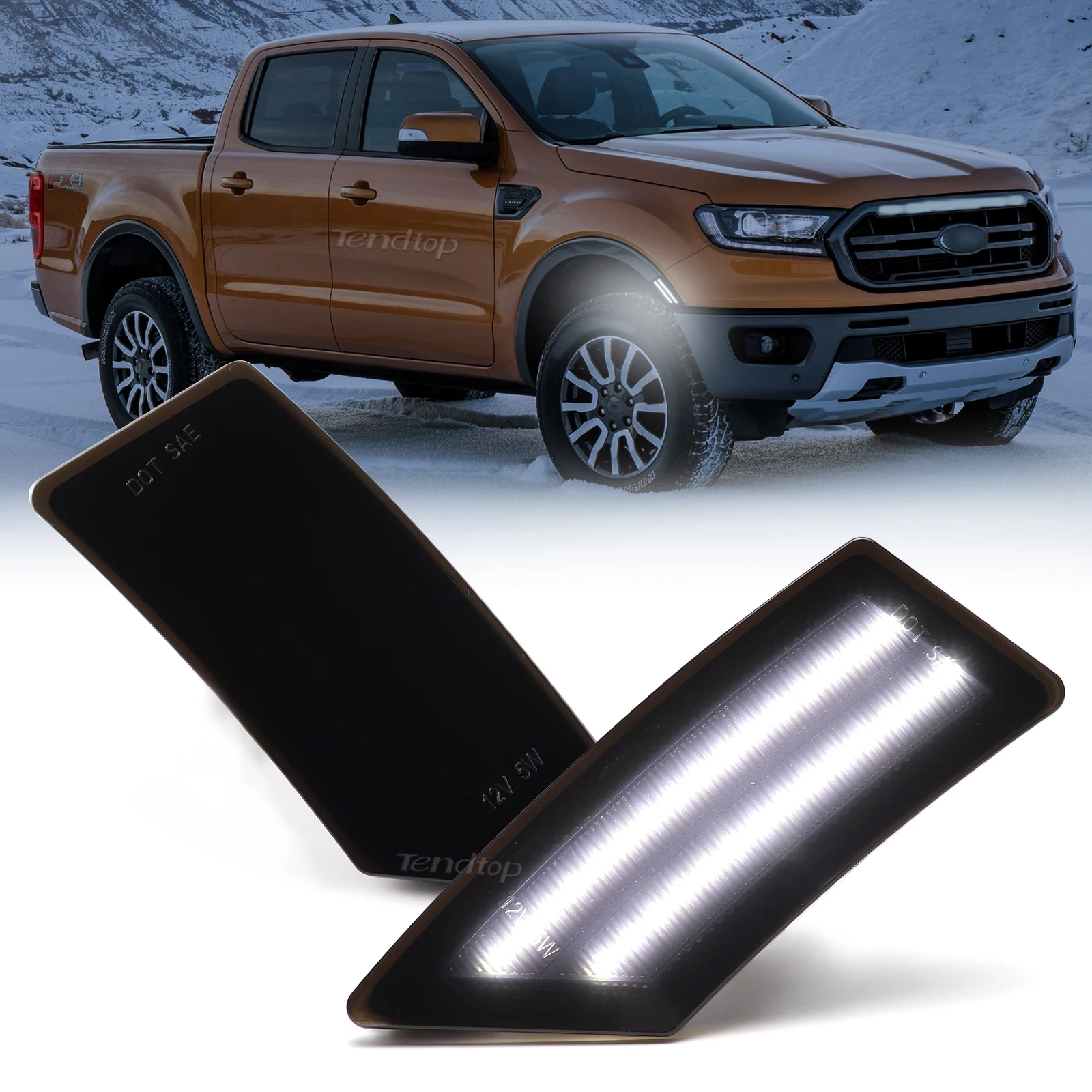 2pcs Side Marker Lights Turn Signal Lamps For Ford Ranger XL XLT Lariat 2019 -2022 Flowing Turn Signal Light Side Repeater Lamp
2pcs Side Marker Lights Turn Signal Lamps For Ford Ranger XL XLT Lariat 2019 -2022 Flowing Turn Signal Light Side Repeater Lamp