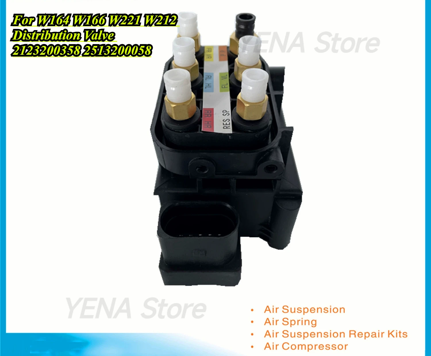 OE:2123200358 Air Suspension Solenoid Valve Block for Mercedes-Benz W164 W166 W221 W251 W212 W216 W222 W205 320 350 420 450 500
OE:2123200358 Air Suspension Solenoid Valve Block for Mercedes-Benz W164 W166 W221 W251 W212 W216 W222 W205 320 350 420 450 500