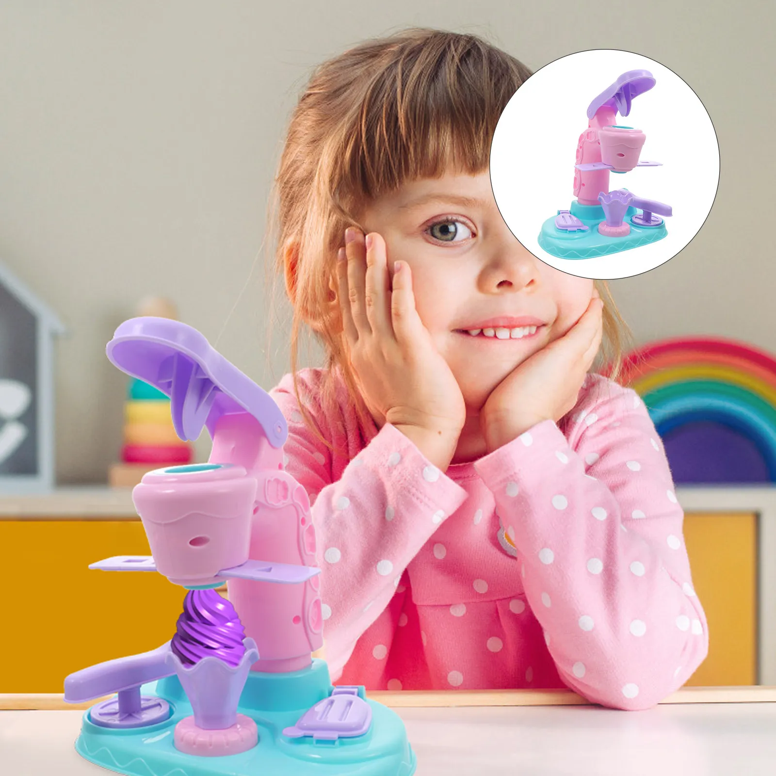 1Set Simulation Ice Cream Maker Machine for Toddlers Safe Environmental Materials Birthday Christmas Gift Early Learning Playset
1Set Simulation Ice Cream Maker Machine for Toddlers Safe Environmental Materials Birthday Christmas Gift Early Learning Playset