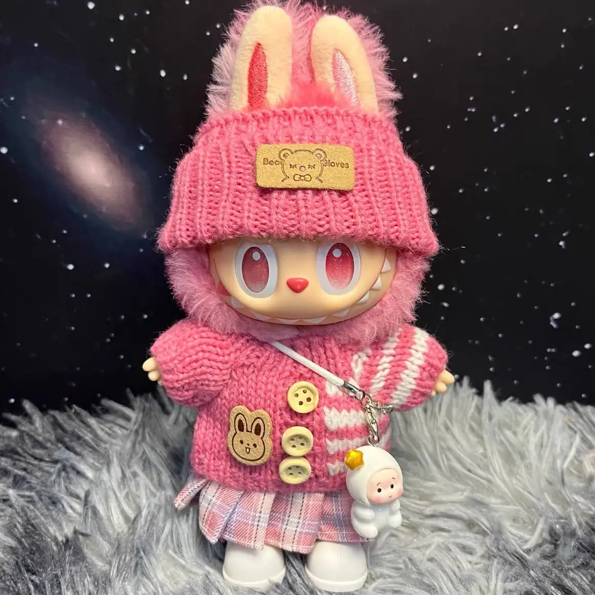 Комплект плиссированной юбки Labubu — наряд Kawaii Pink Lychee Berry для куклы 1-го/2-го/3-го поколения 
Комплект плиссированной юбки Labubu — наряд Kawaii Pink Lychee Berry для куклы 1-го/2-го/3-го поколения