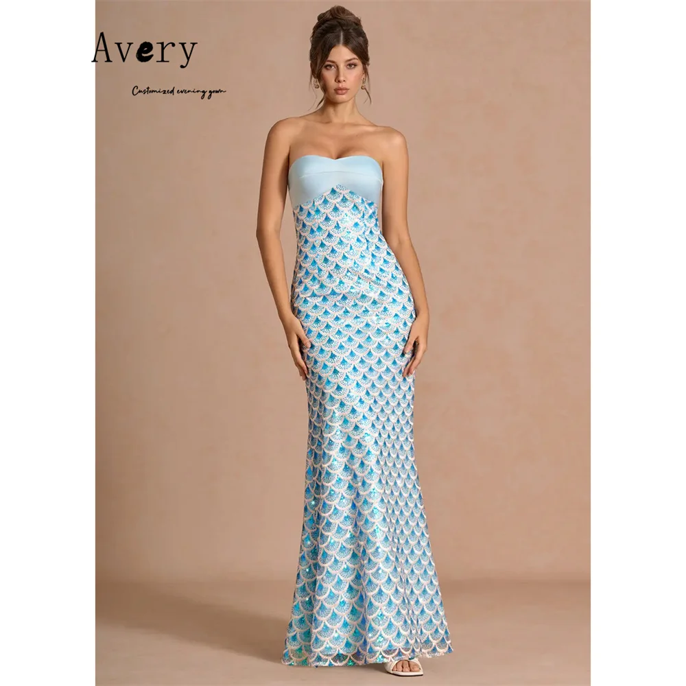 Avery Custom Sweetheart Fishtail Sky Blue Shiny Elegant Gown Luxurious Party Dress 2026 Woman Woman Dresses for Wedding Party
Avery Custom Sweetheart Fishtail Sky Blue Shiny Elegant Gown Luxurious Party Dress 2026 Woman Woman Dresses for Wedding Party