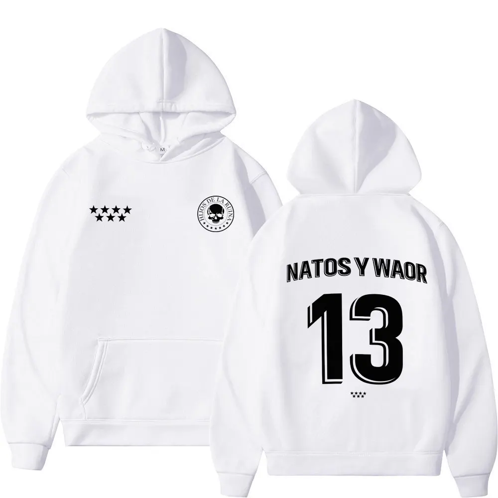 2025 Autumn/Winter New Singer NATOS WAOR 13 Hoodie Men's and Women's Fashion Hip Hop Hoodie Loose Casual Gothic Warm Sportswear
2025 Autumn/Winter New Singer NATOS WAOR 13 Hoodie Men's and Women's Fashion Hip Hop Hoodie Loose Casual Gothic Warm Sportswear