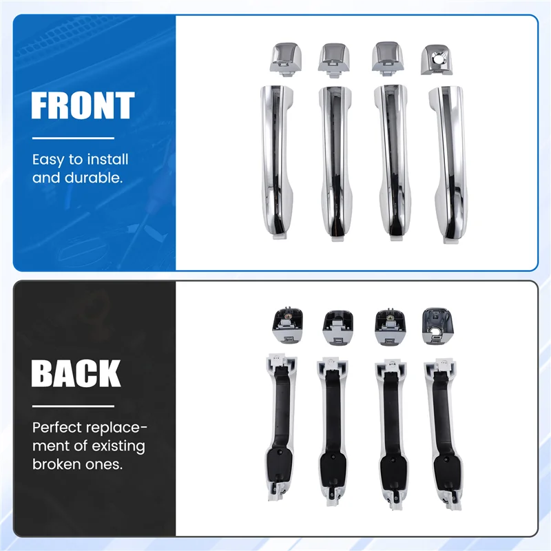 A80X-Front/Rear/Left/Right Exterior Door Handles For Toyota Lexus GX460 4.6L V8 2010-2018 Toyota 4Runner 2010-2016
A80X-Front/Rear/Left/Right Exterior Door Handles For Toyota Lexus GX460 4.6L V8 2010-2018 Toyota 4Runner 2010-2016