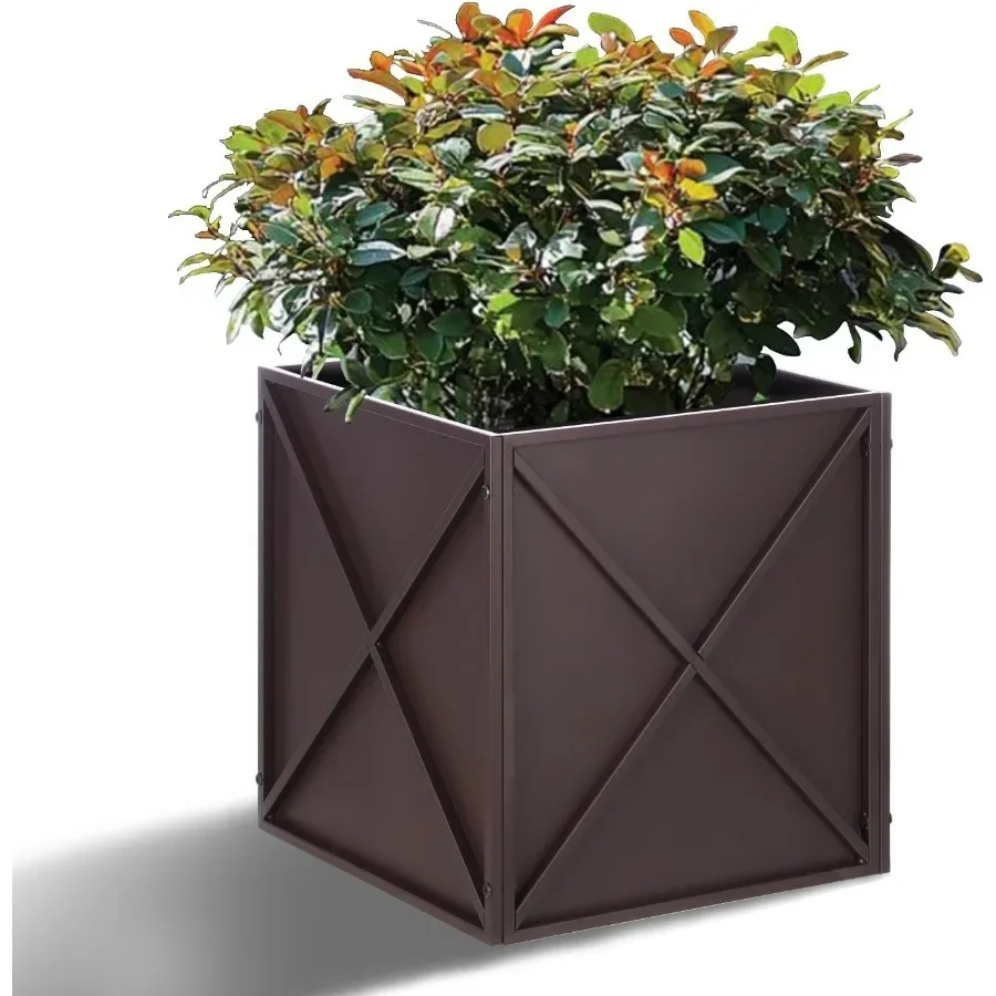 Metal Square Planter Box Tall Planters for Outdoor Plants Modern Heavy Duty with Drainage Holes for Outside Indoor Patio Deck -
Metal Square Planter Box Tall Planters for Outdoor Plants Modern Heavy Duty with Drainage Holes for Outside Indoor Patio Deck -