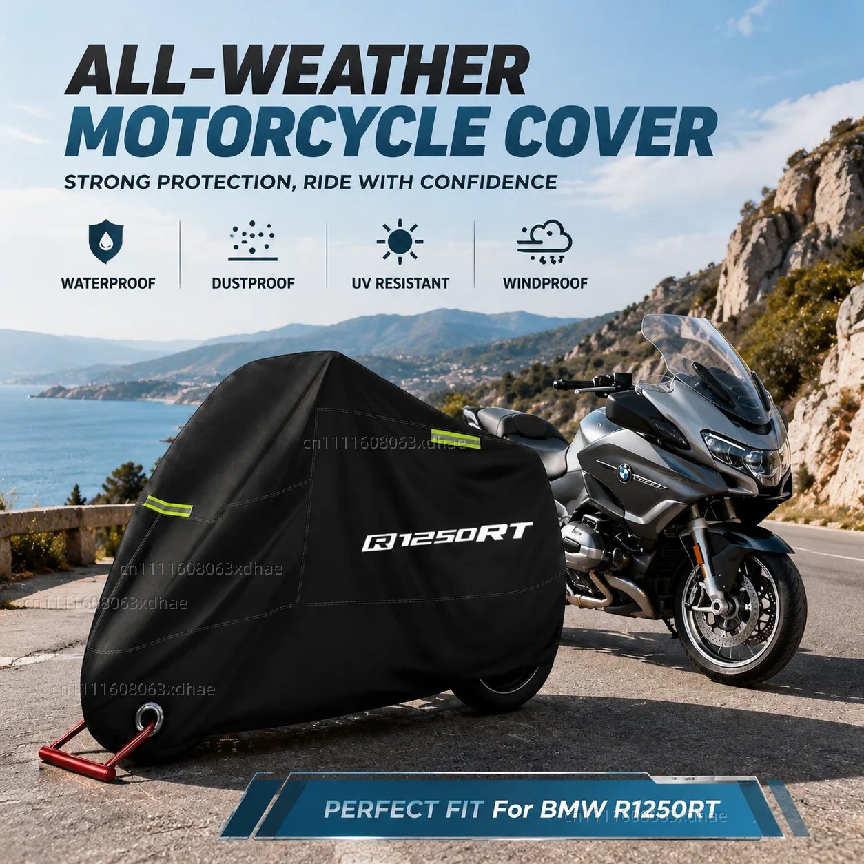 All-Weather Motorcycle Cover Outdoor Protection Waterproof 190T Oxford Cloth For For BMW R1250RT R 1250RT R1250 RT 2018-2020
All-Weather Motorcycle Cover Outdoor Protection Waterproof 190T Oxford Cloth For For BMW R1250RT R 1250RT R1250 RT 2018-2020